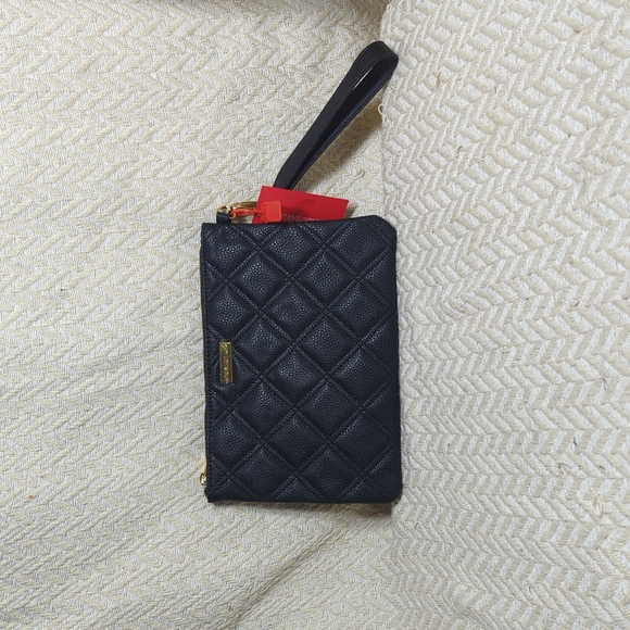 SPRAYGROUND. NOIR QUILT GOLD CHAIN SHARK CROSSOVER CLUTCH - Picture 6 of 8